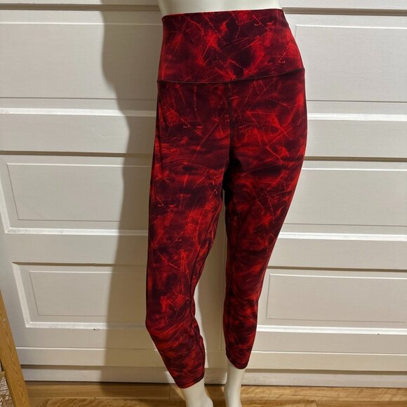 Lululemon Align High-Rise Pant 28" Size 20 Metamorphic Glow Red Soft Nulu $98 - Picture 1 of 4